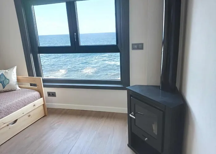 شقة Marina. Casa Marinera Con Terraza Sobre El Mar En Caion